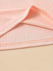 5pcs Toddler Girls Ribbed Knit Cami Top Kids Summer Clothes