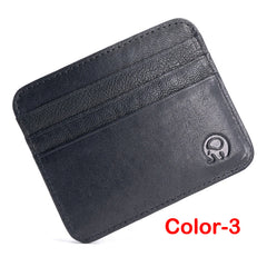 RFID Blocking Leather Wallet Slim Front Pocket Wallet