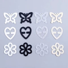 4 Pcs Women's Butterfly Heart Shape Lingerie