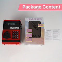 Money Box Safe Coin Money Safe ATM Coin Banks with Password Protection