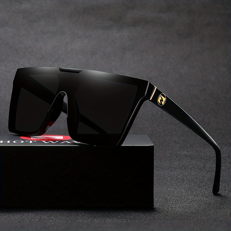 Large Square Frame Sunglasses UV Protection for Men Unisex