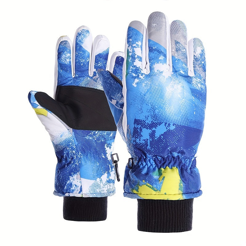 Winter Skiing Gloves Windproof Waterproof Wear-resistant Warm At 30 C