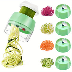 1pc Reusable Vegetable Spiralizer - Shred, Grate, Slice Veggies and Fruits