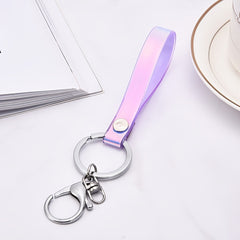 Colorful Reflective Hand Wrist Lanyard Key Chain for Women Teens Girls