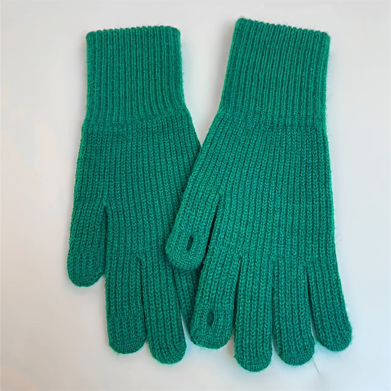 Winter Warm Gloves Windproof Knitted Gloves