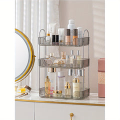 Stylish Bathroom Counter Organizer with Coffee Station Cosmetic Holder