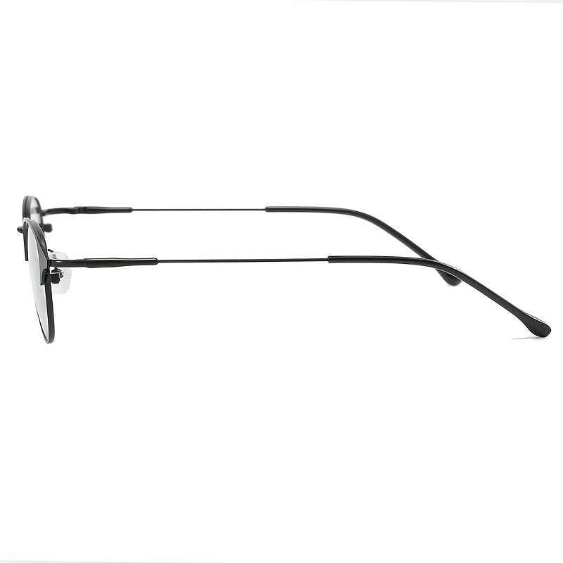 Men's Retro Metal Sunglasses Anti Changing Flat Lenses