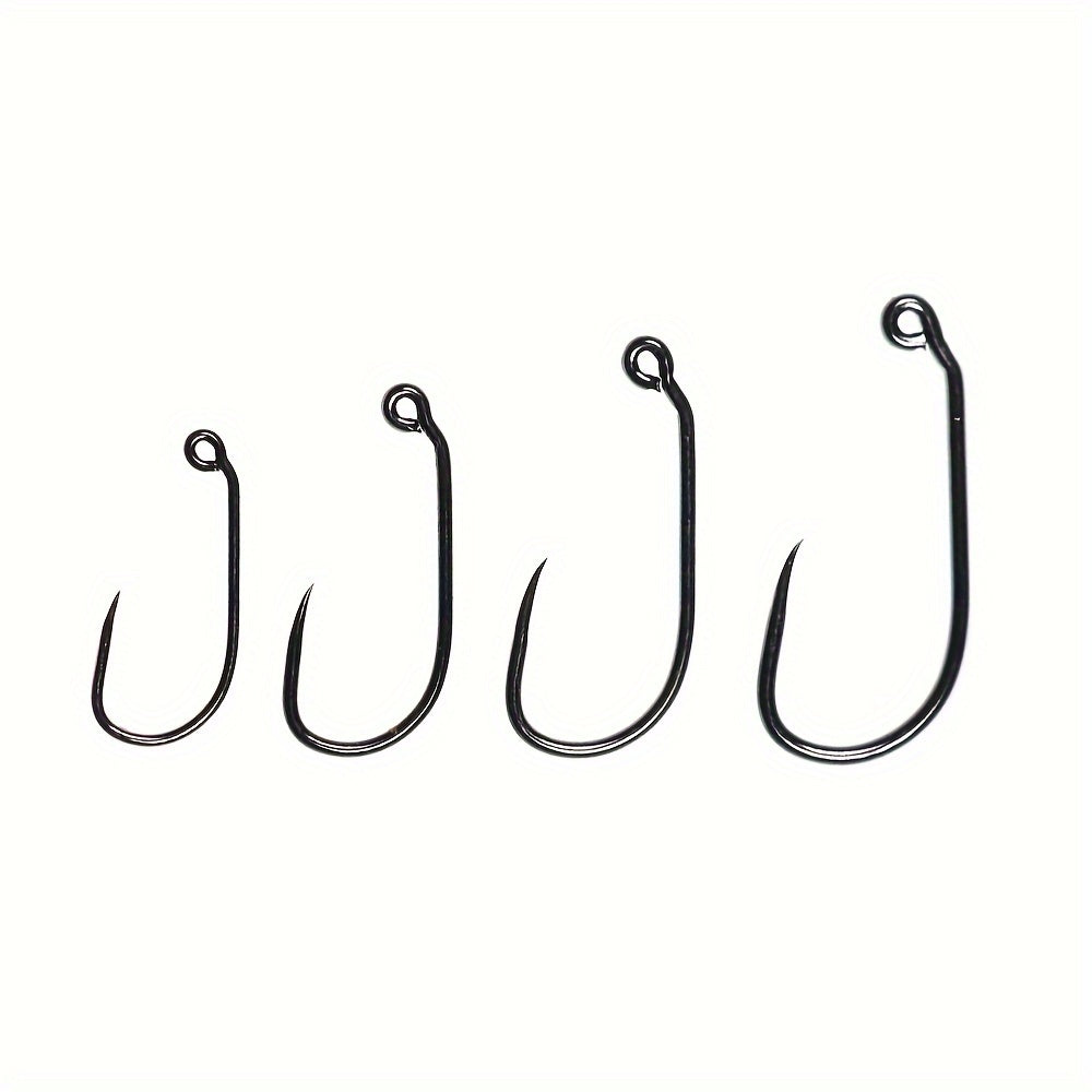 50pcs Barbless Jig Nymph Euro Nymph Hooks 10 12 14 16