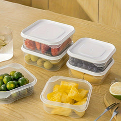 3pcs Transparent Refrigerator Storage Boxes for Fresh Fruits Vegetables