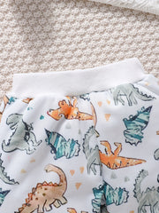 Dino Baby Boy's 2pc Sweatshirt & Sweatpants Set Casual Outfits