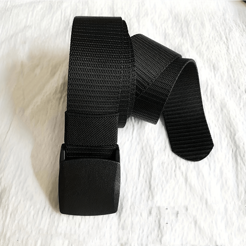 Men's Automatic Buckle Tape Belt Nylon Military Style Belt