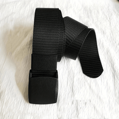 Men's Automatic Buckle Tape Belt Nylon Military Style Belt