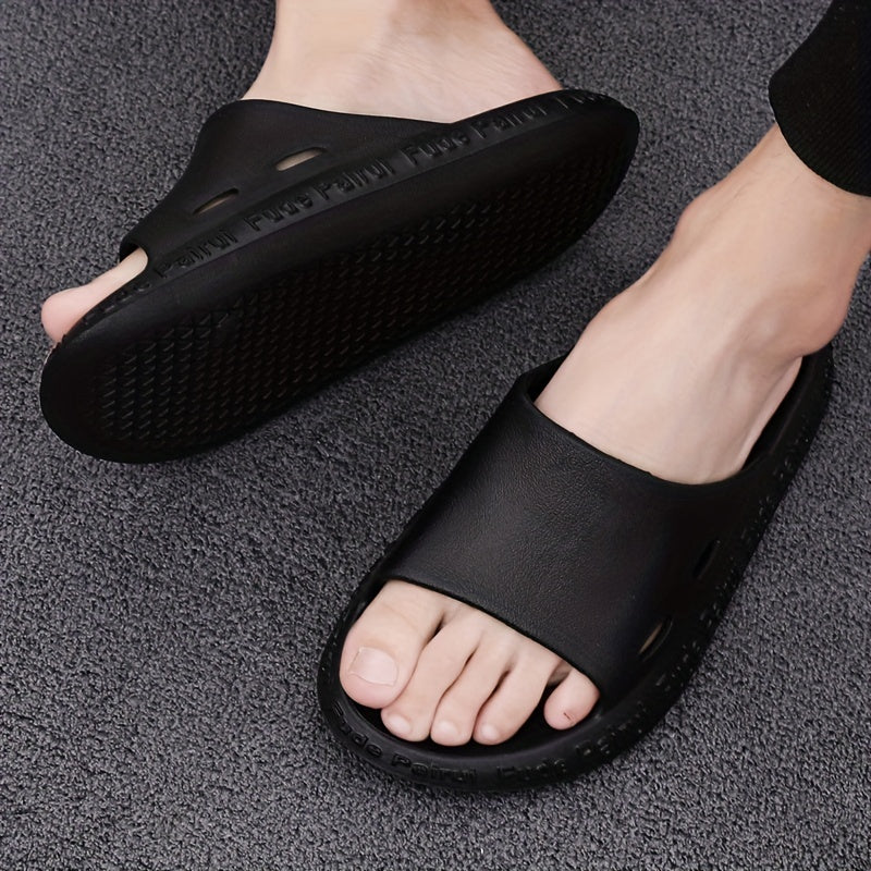 Men's Casual Non Slip Slides Open Toe Slippers