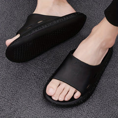 Men's Casual Non Slip Slides Open Toe Slippers