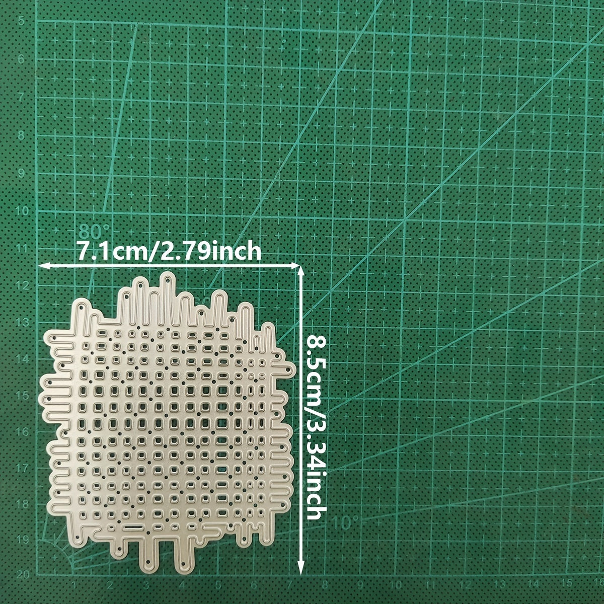 Grid Background Die Cuts Metal Cutting Dies Scrapbooking Paper Craft