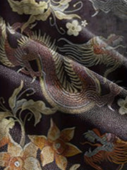 Dragon Print Men's 2 Piece Outfits T-shirt & Shorts Set for Summer