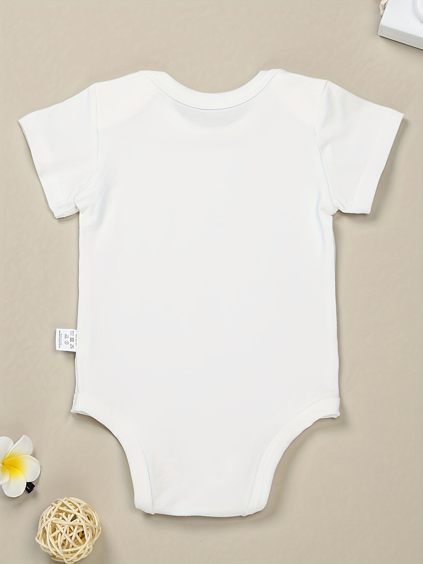 Watermelon Graphic Print Short Sleeve Round Neck Onesie