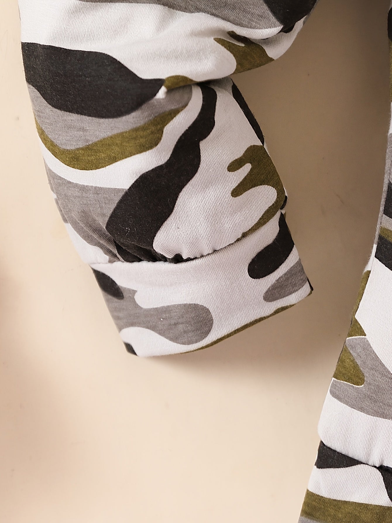 Infant Boys Camo Print Hoodie & Pants 2pc Set