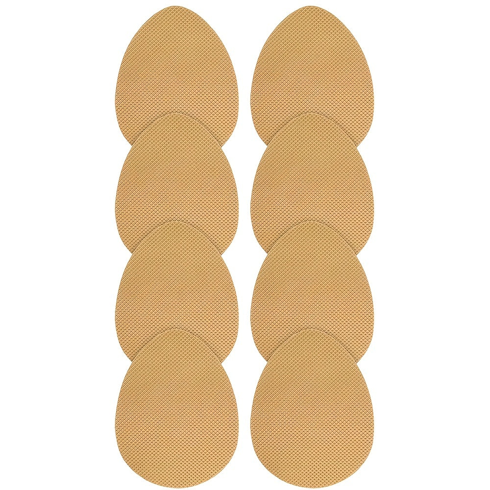 Non Slip Shoe Pads Adhesive Shoe Sole Protectors Yellow 4 Pairs