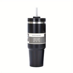 Stainless Steel Vacuum Flask with Straw Insulated Cup