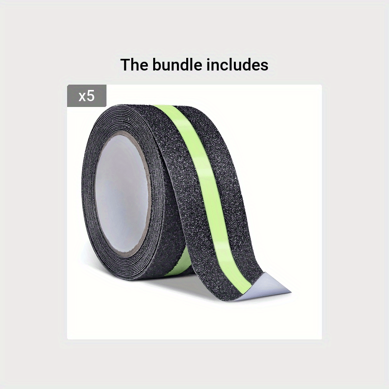 10M Anti Slip Traction Tape Green Stripe Adhesive Stair Tread Step