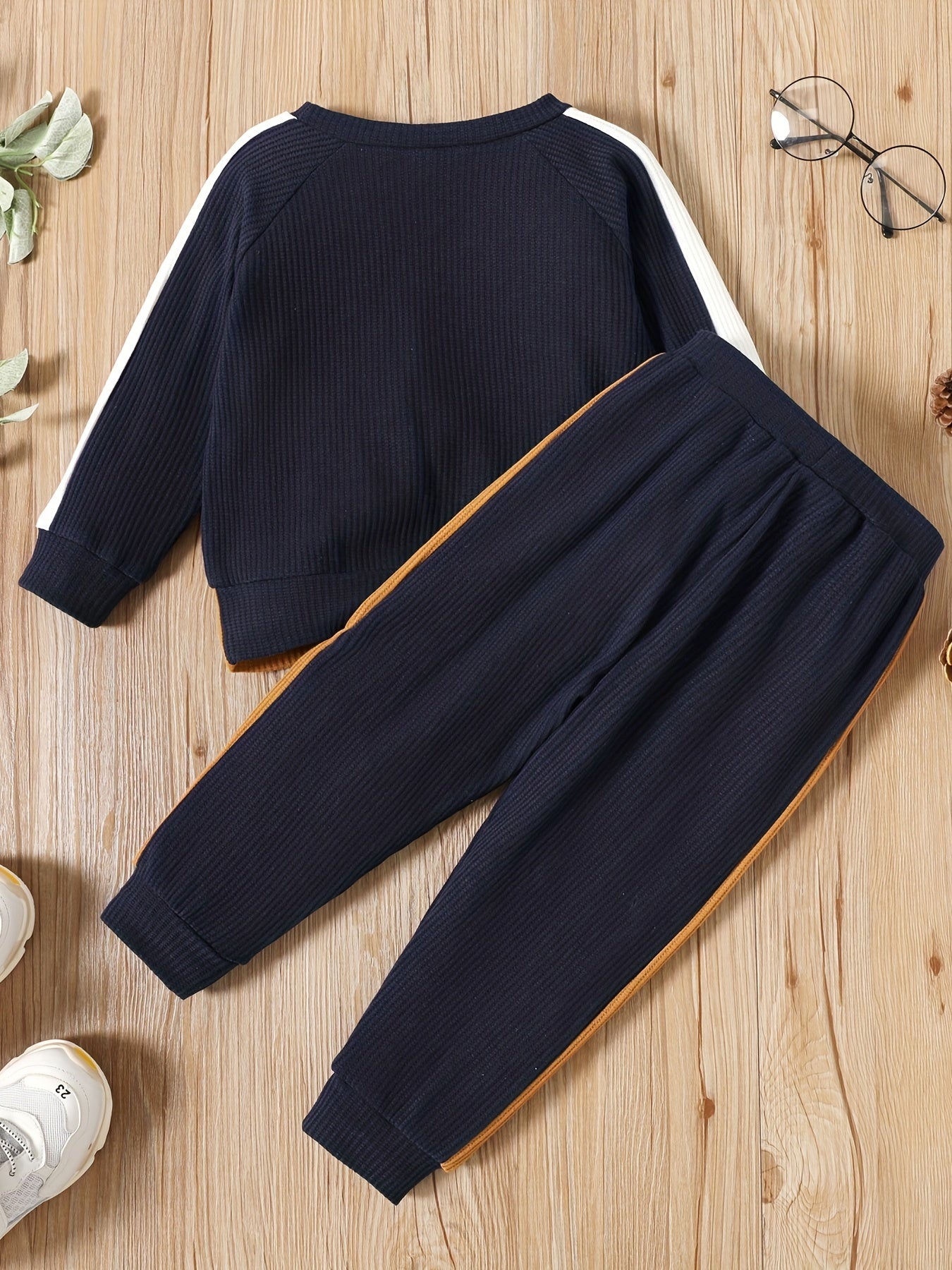 Toddler Boy's Sweatshirt & Sweatpants Set for Spring Fall