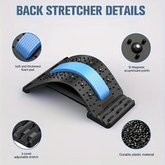 Adjustable Back Massage Stretcher for Spine Board Waist Stretching