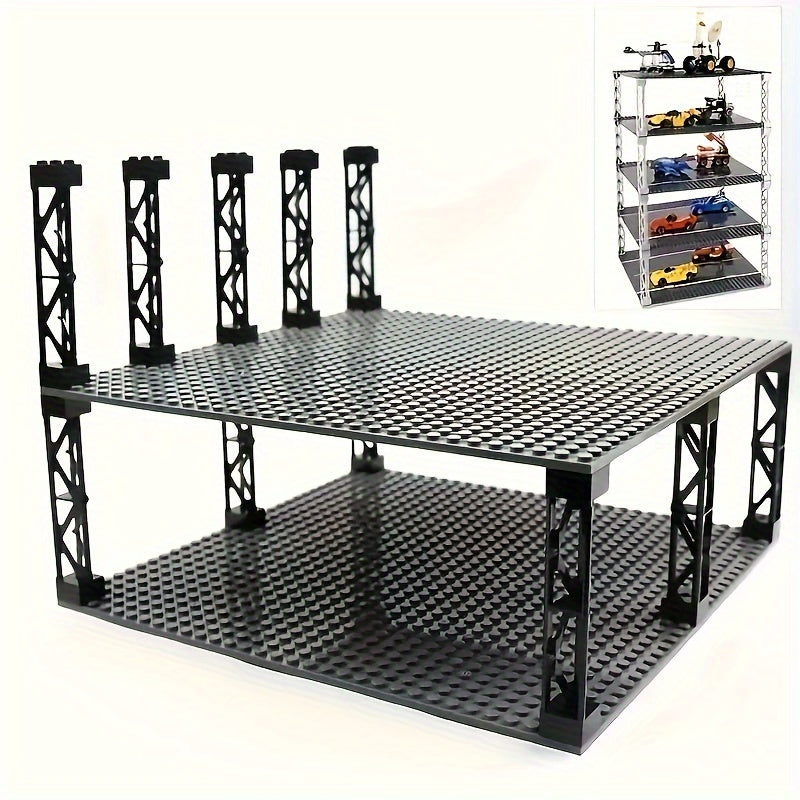 4pcs Military Building Block Train Truck Car Base Plate Supports