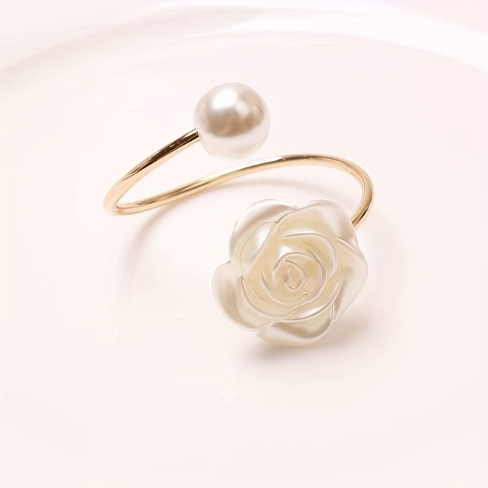 Pearl Napkin Rings Set for Wedding Thanksgiving Easter