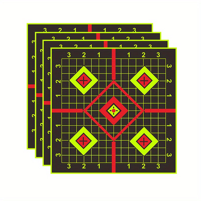 25pcs Shooting Targets w/ Self Stick Splatter Paper 15 24 Cm