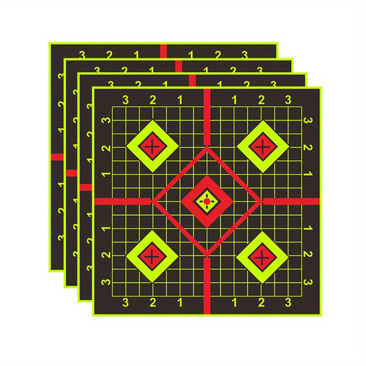 25pcs Shooting Targets w/ Self Stick Splatter Paper 15 24 Cm