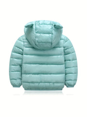 Toddler Kids Down Puffer Jackets With Hood Lightweight Warm Winter Coat