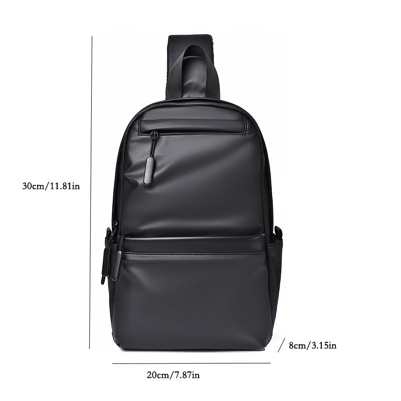 Men's Casual Skin Chest Bag Anti-splash Water Messenger Bag