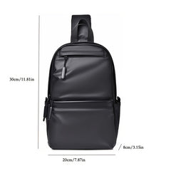 Men's Casual Skin Chest Bag Anti-splash Water Messenger Bag