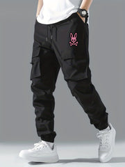 Men's Rabbit Skull Cargo Pants Active & Stretchy