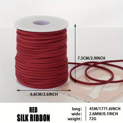 45m Narrow Ribbon Flower Bouquet Tie Manual Leather Rope Decoration Ribbons