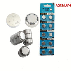 20 Pcs LR44 AG13 Eco-Friendly Button Batteries - Mercury & Lead Free