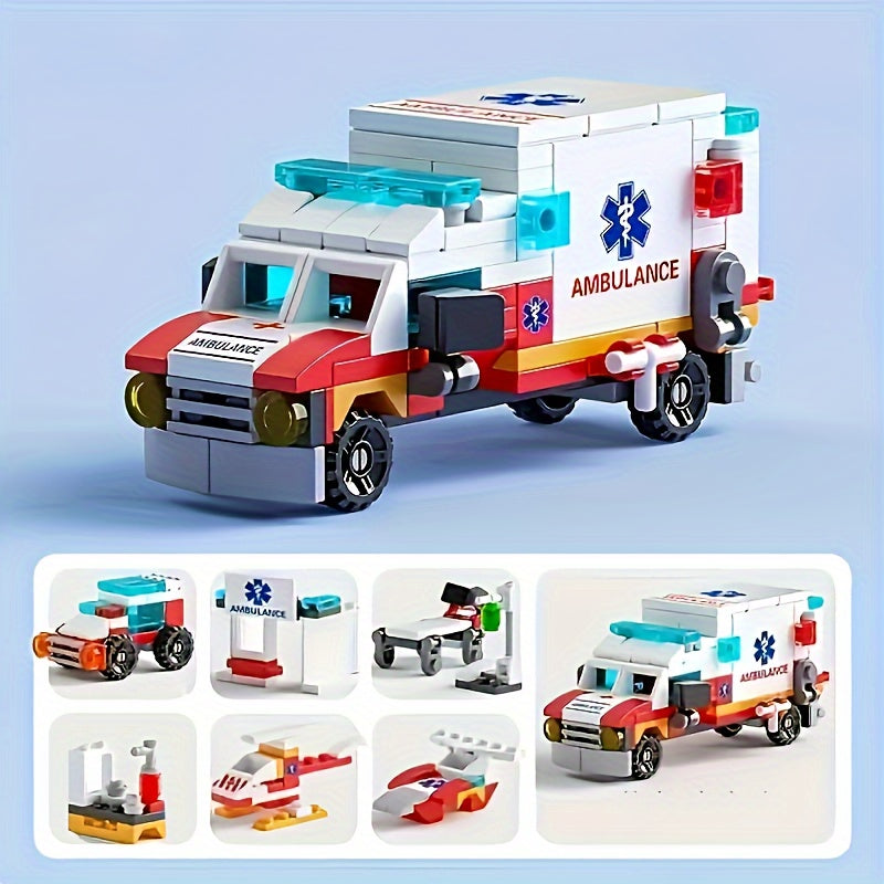 Urban Combat Ambulance 122pcs Building Blocks Toy