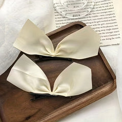2pcs Girls Sweet Bow Hair Clip Hair Accessories Sets