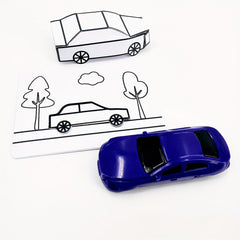 3D Paper Car Illusion Trick Kit for Magicians