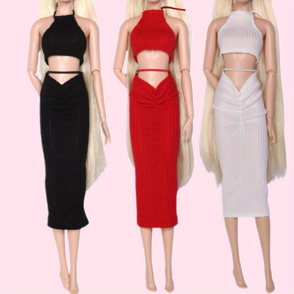 1 Set Doll Clothes for 1 6 Doll Daily Casual Pop Dress Girl's Toys Gift