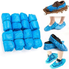 100PCS Medical Waterproof Shoe Covers Disposable Overshoes Mud-proof
