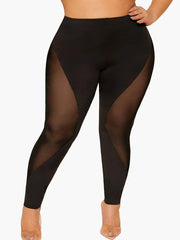 High Waist Mesh Yoga Leggings