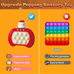 Kids Pop Fidget Game Toys, Stress Pop Light Up Game