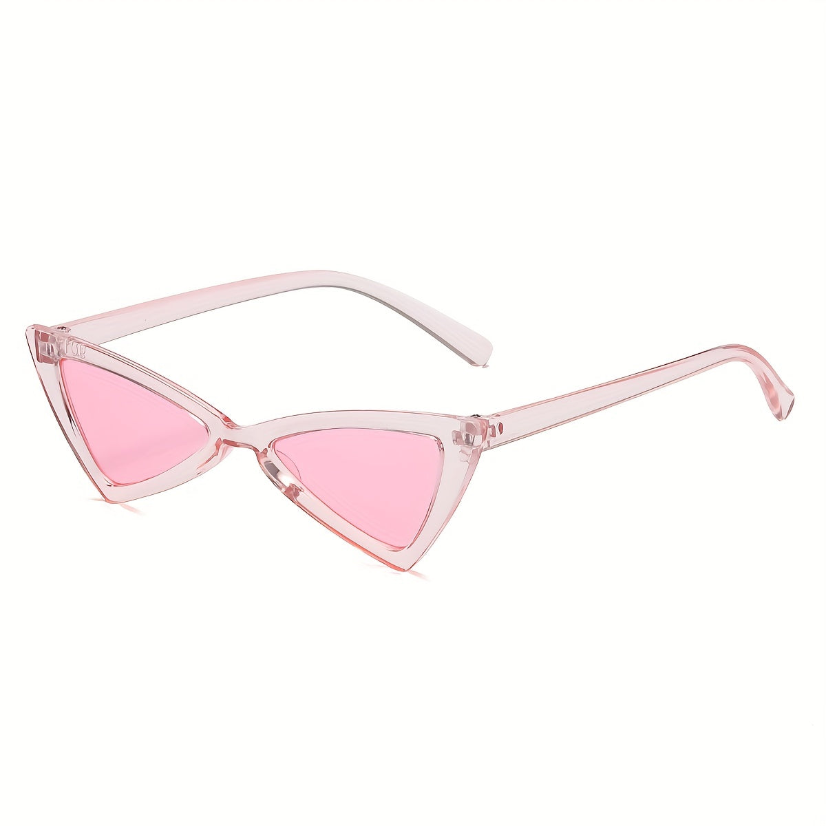 Y2K Triangle Frame Sunglasses Sun Protection for Girls