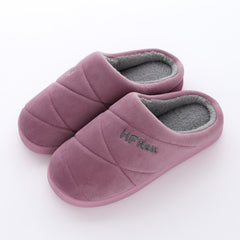 Men's Memory Foam Cozy Slippers Lined Couples Slides Winter