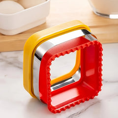 2pcs Square Sealing Machine Stainless Steel Biscuit Cutter Candy Mold