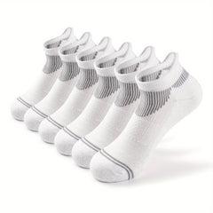 AceFine 6 Pairs Short Sports Socks Thick Low Cut Ankle Women's Stockings