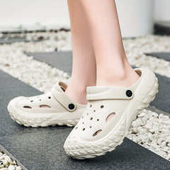 Unisex Cloud Clogs Hollow Out Non Slip Garden Shoes