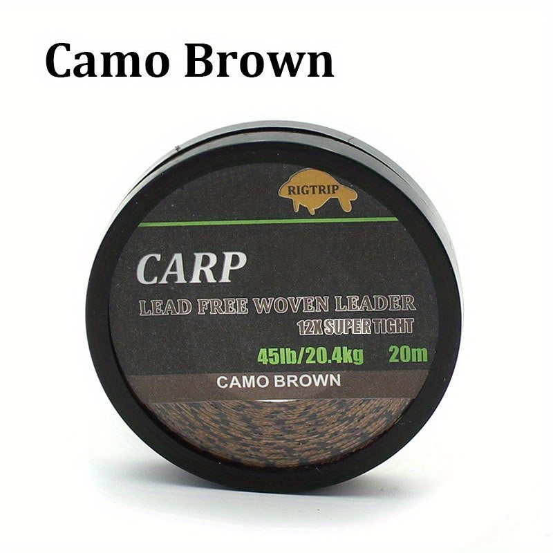 20m Braided Lead Core Carp Fishing Line